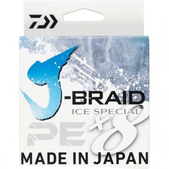 Шнур DAIWA J-Braid Ice Special x8E 0.18mm-50m Island Blue Шнур DAIWA J-Braid Ice Special x8E 0.18mm-50m Island Blue